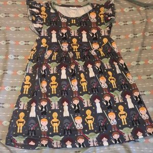 Girl’s size 6/7 Boutique Star Wars dress